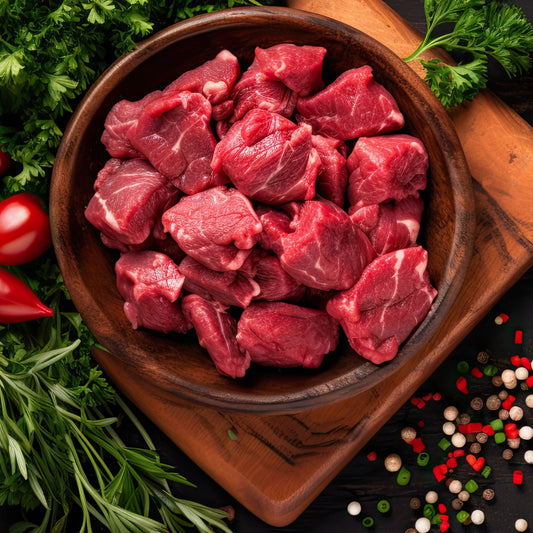 Grass-Fed Diced Beef