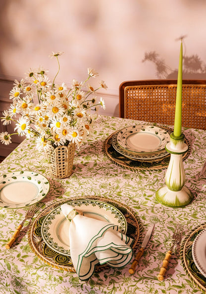 Cordelia Dinner Plate, Green Set of 4