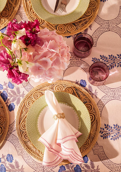 Green Apple Lace Dinner Plates - Set of 4