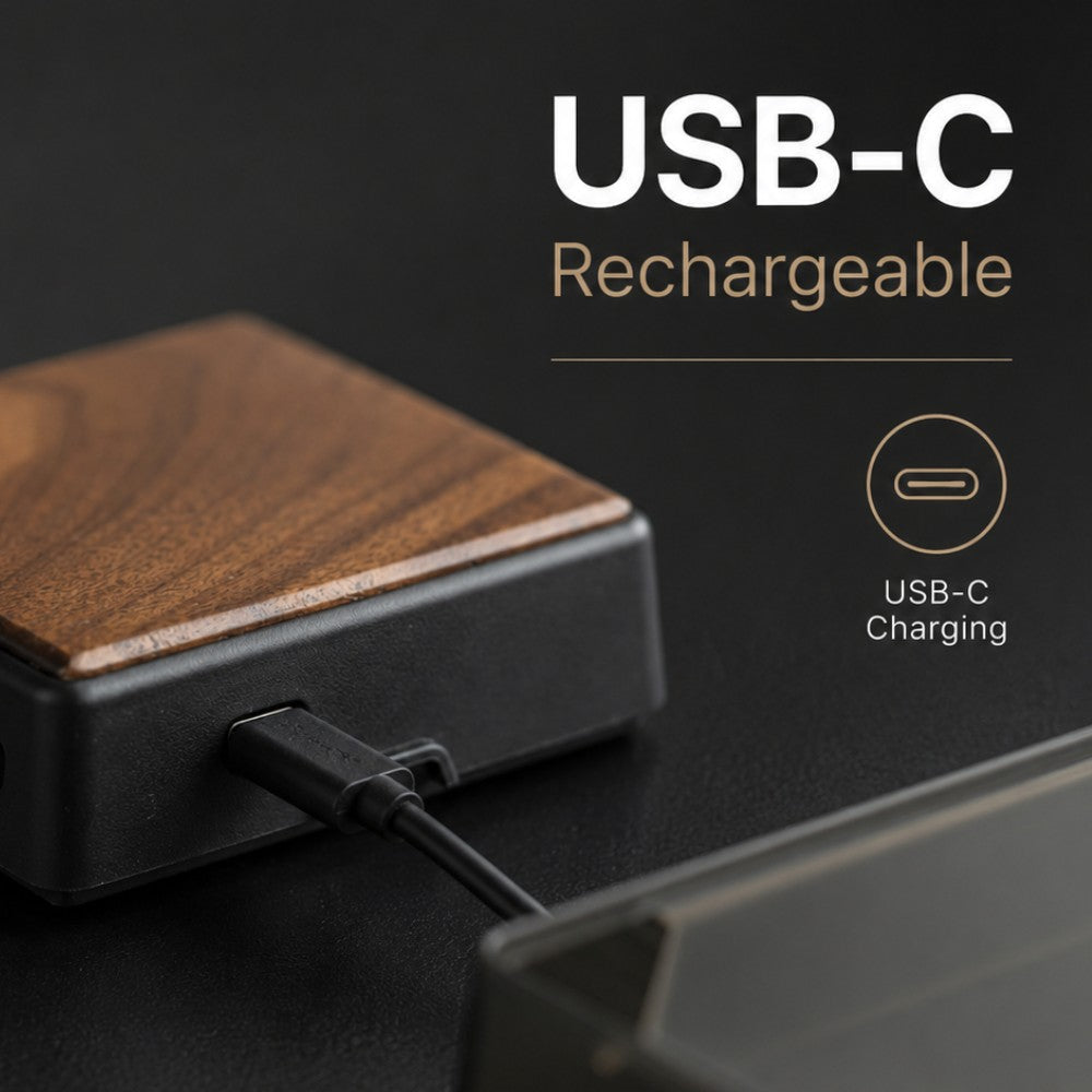 KNOCDIC® Mini coffee scale with timer, USB-C, digital espresso scale for precise coffee weighing and brewing.