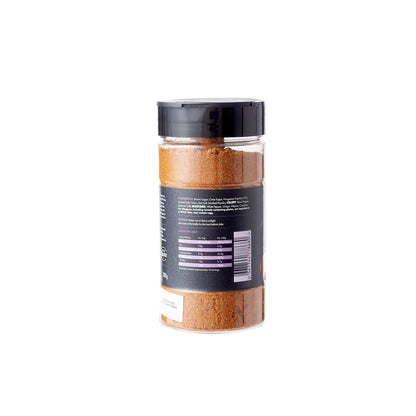 FireFly Barbecue Kansas Sweet & Smoky BBQ Rub jar with label, showcasing the product for flavorful grilling.