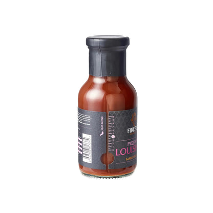 FireFly Barbecue Louisiana BBQ Sauce in a 1L bottle, rich and smoky barbecue sauce for grilling and dipping.