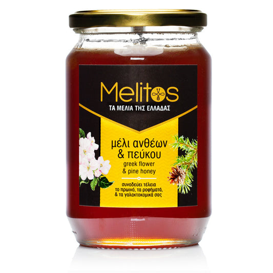 Greek Raw Flower-Pine Honey - Melitos