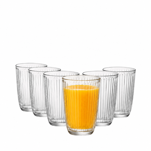 Bormioli Rocco Line Long Glasses - 390ml - Set of 6