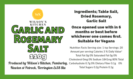 Garlic and Rosemary Salt