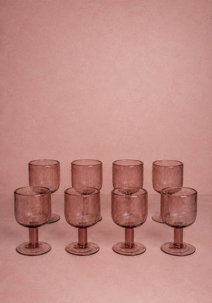 Eleanor Wine Glass, Violet - Set of 8