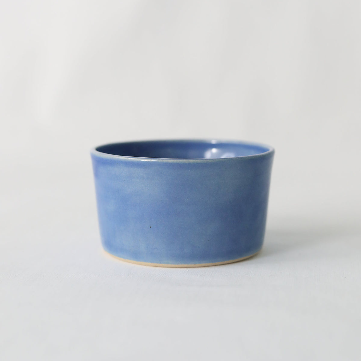 Handmade Pacific Blue Classic Side Bowl by Katie L Thompson Designs, featuring a smooth ceramic surface and elegant shape.