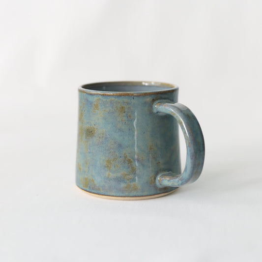 Handmade seafoam blue ceramic standard mug by Katie L Thompson Designs with a smooth finish and classic shape.