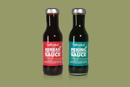 TAISHON PEKING AND KOREAN SAUCE MIXED TWIN PACK (VEGAN)