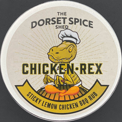 Dorset Spice Shed Jurassic BBQ Seasonings Gift Set of 3 BBQ Rubs - FREE Greetings Card - A Perfect Summer Barbecue Gift for Outdoor Cooking