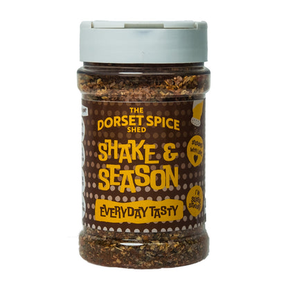 Dorset Spice Shed - Shake & Season all 4 everyday seasonings - give your meals a flavour booster with these easy to use seasonings 4 x 250g
