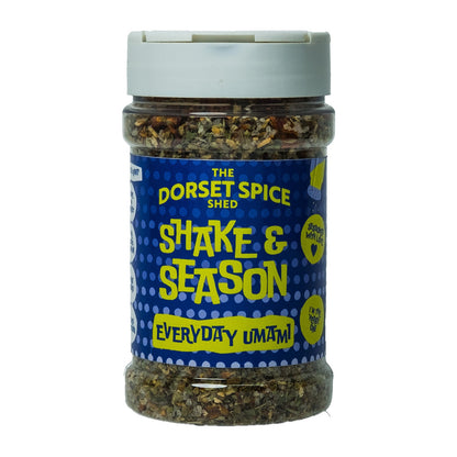Dorset Spice Shed - Shake & Season all 4 everyday seasonings - give your meals a flavour booster with these easy to use seasonings 4 x 250g