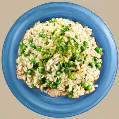 Gusto&Grano - Gardener&#39;s Pea and Herb Risotto - Mealmaker in 20 minutes - Serves 4 as a side or 2 as a main course - 240g - Gluten Free
