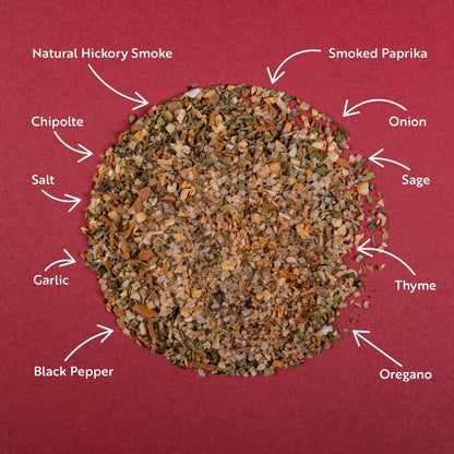 The Dorset Spice Shed - Shake & Season Everyday Smokey - 100% natural smokey chipolte savoury seasoning 250g