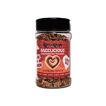 2GoodGuys Bagelicious Everything But The Bagel Korean Kick - Savoury Seasoning - Original Bagel Topping - Crunchy Toasted Seeds