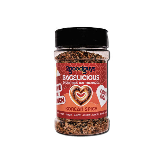 2GoodGuys Bagelicious Everything But The Bagel Korean Kick - Savoury Seasoning - Original Bagel Topping - Crunchy Toasted Seeds