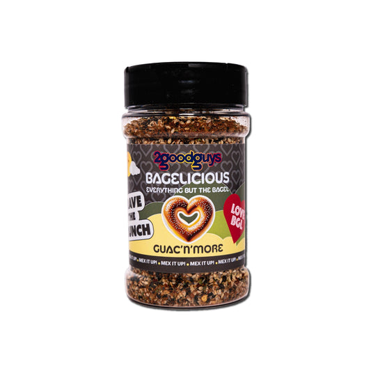 2GoodGuys Bagelicious Everything But The Bagel Guac&#39;n&#39;More - Savoury Seasoning - Original Bagel Topping - Crunchy Toasted Seeds