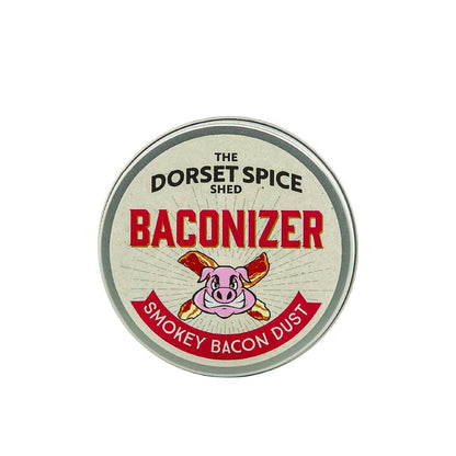 The Dorset Spice Shed Baconizer Smokey Bacon Dust - Meat Free Bacon Flavour Seasoning Blend - Makes Anything Taste of Smokey Bacon