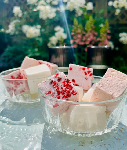 Colorful Summer Fruit Salad Marshmallows from Kensal Sugar Kitchen, featuring assorted fruit-shaped marshmallows in a vibrant mix.