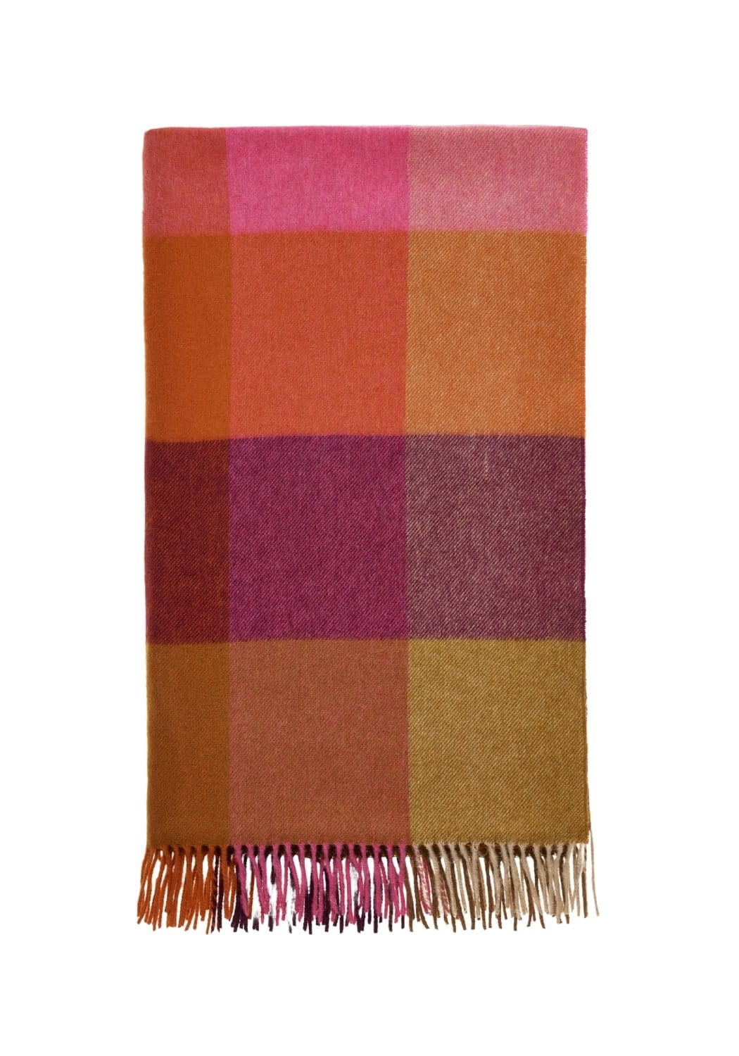 Casa by Josephine Jenno Ivy's Autumn Spice Plaid Throw blanket with warm autumn-colored plaid pattern, cozy and stylish for home use.