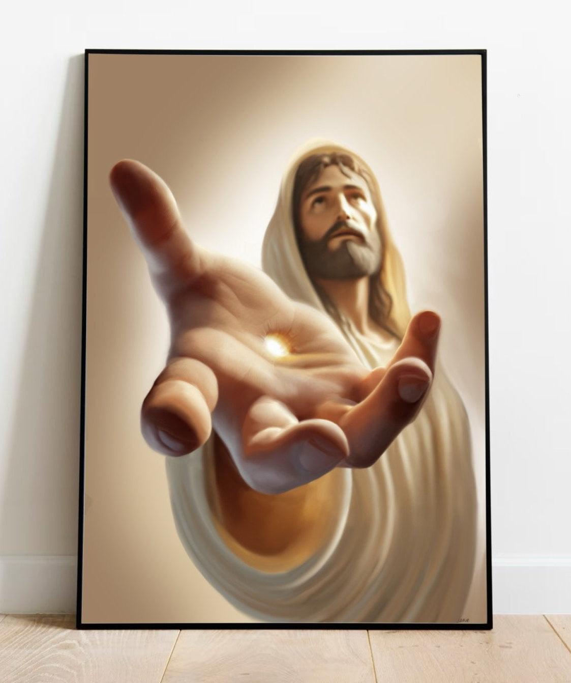 KEOLIX Jesus Christ of Nazareth art print depicting a powerful reflection of sacrifice and love in detailed artwork.
