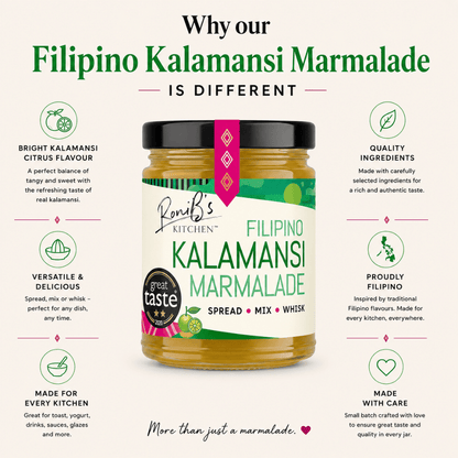Filipino Kalamansi Marmalade with Don Papa Rum | ⭐️⭐️ Great Taste Award Winner | Vegan