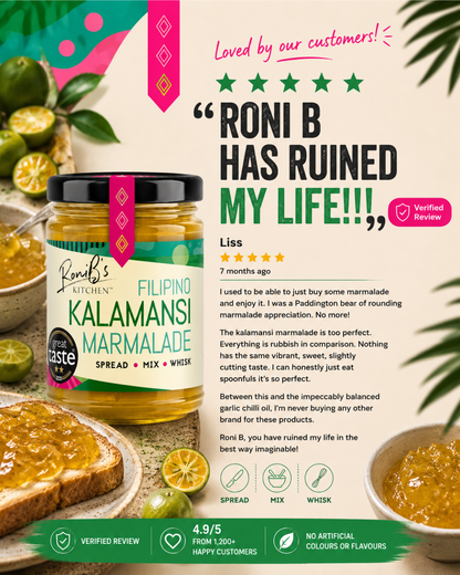 Filipino Kalamansi Marmalade with Don Papa Rum | ⭐️⭐️ Great Taste Award Winner | Vegan