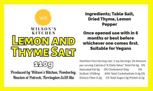 Lemon and Thyme Salt