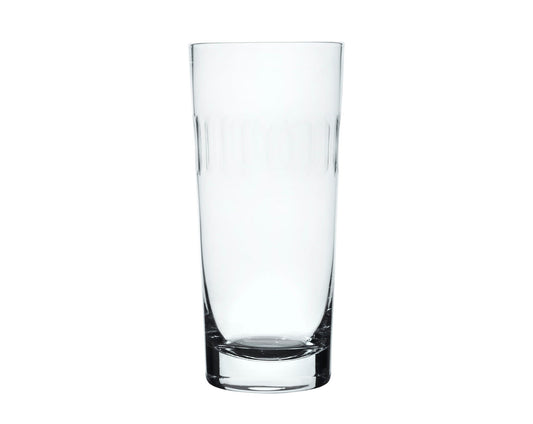 A Set Of Four Crystal Highballs with Lens Design