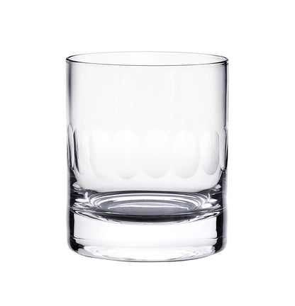 Crystal Whisky Glasses with Lens Design