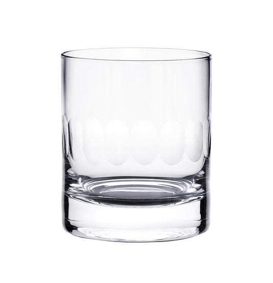 Crystal Whisky Glasses with Lens Design