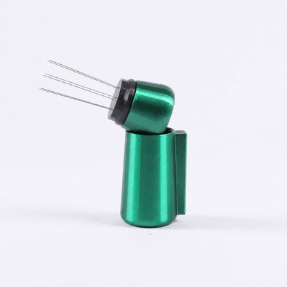 KNOCDIC® WDT tool with magnetic holder in metallic green for precise watch dial work and movement adjustments.