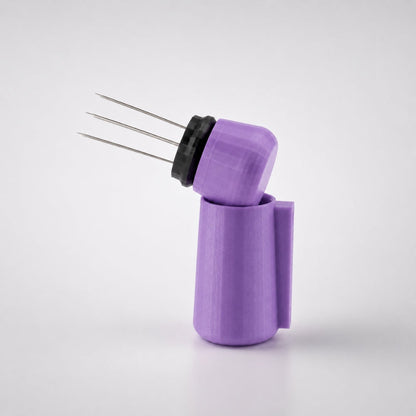 KNOCDIC® magnetic WDT tool with purple handle and holder, designed for precise defect detection in non-destructive testing.