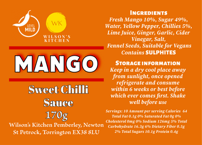 Tropical Mango Sweet Chilli Sauce
