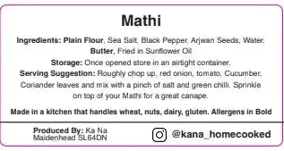 Fresh Ka Na Mathi condiment from Ka Na Homecooked, displayed in a glass jar with visible spices and herbs.