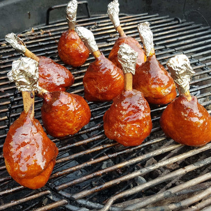 FireFly Barbecue Memphis Red Sweet and Smoky BBQ Sauce in a jar, showcasing its rich, vibrant red color and thick texture.