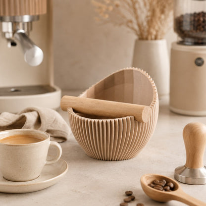 The Nova Sculptural Espresso Knock Box