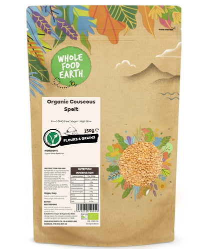 Organic Couscous Spelt Whole Food Earth