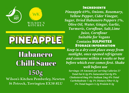 Pineapple Habanero Sauce