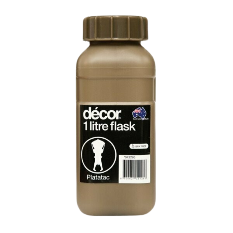 Platatac water bottle from Contact Coffee Company Ltd., durable gear flask with a secure lid, ideal for outdoor activities.
