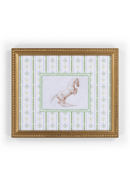 Prancing Beauty Framed Print - Perfect for Nursery & Children's Rooms