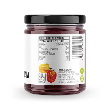 Raspberry Chilli Jam | 190g | Chilli Mash Company | Fruity Fire