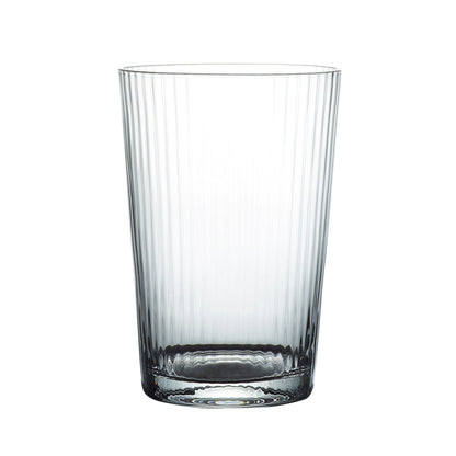 Crystal Tumblers with Ripple Design