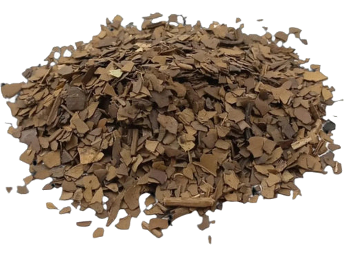 Roasted Yerba-maté from Porter Hill Tea Company, displaying dried herbal leaves with a rich, roasted appearance.