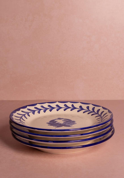Pandora Side Plate, Cobalt Blue Set of 4