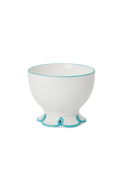 Sky Blue Scalloped Nibbles Bowl - Set of 4