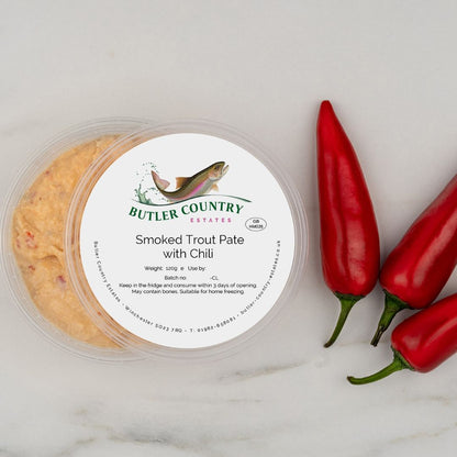 smoked trout pate with chili