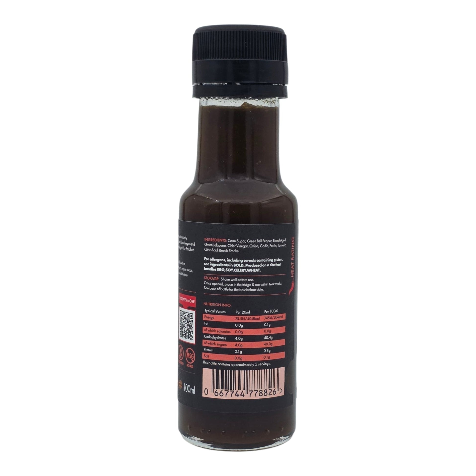FireFly Barbecue Smoked Jalapeño Jam hot sauce in a jar, showcasing its smoky, spicy jalapeño flavor with fresh peppers and vibrant color.
