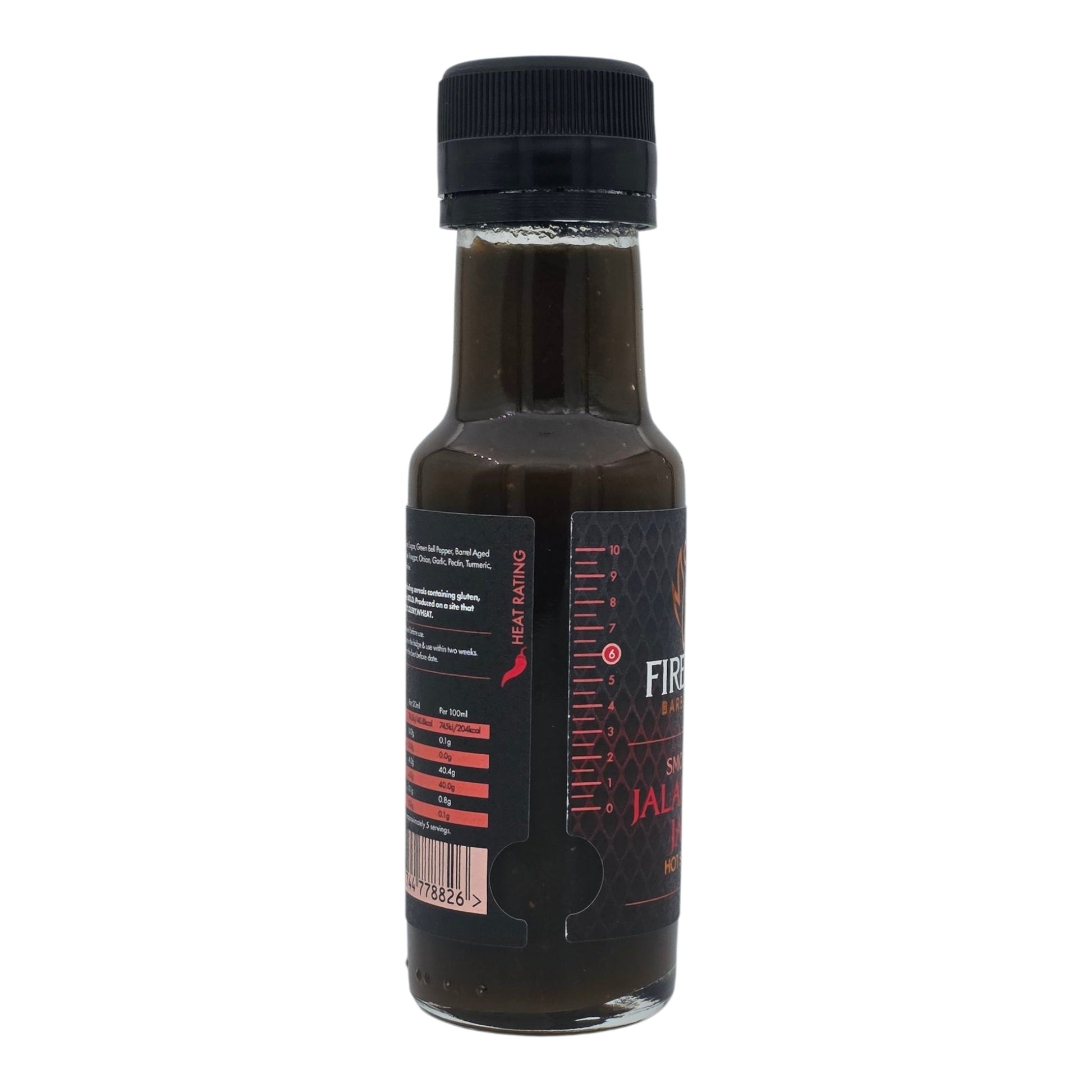 Smoked Jalapeño Jam hot sauce by FireFly Barbecue in a glass jar with a spicy, smoky jalapeño spread.