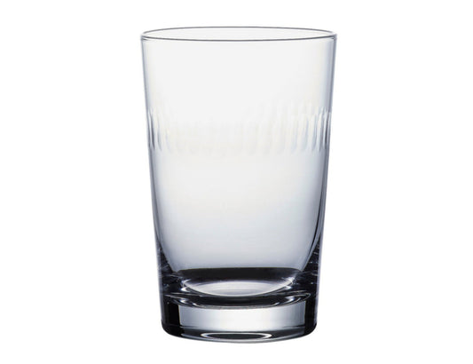 Crystal tumblers with spears design from The Vintage List, featuring clear glass and decorative spear details.